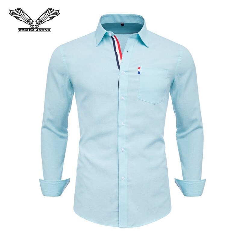 VISADA JAUNA – Chemise en coton pour Homme